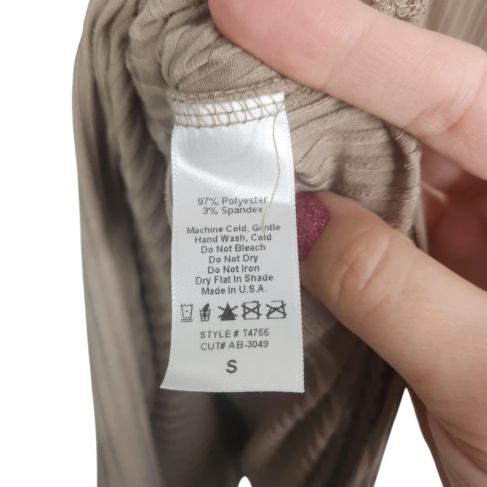 TALULAH Val Lounge Set Womens Small Ribbed Top Wide Leg Pant Knit Oversized - Picture 16 of 16